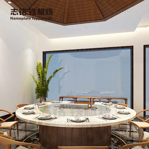 圓形鐵板燒設(shè)備 圖3